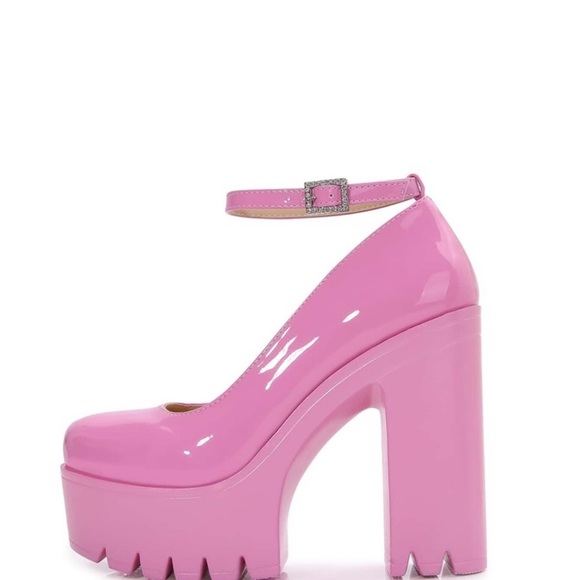 Chunky Mary Jane Platform Shoes - Picture 4 of 9